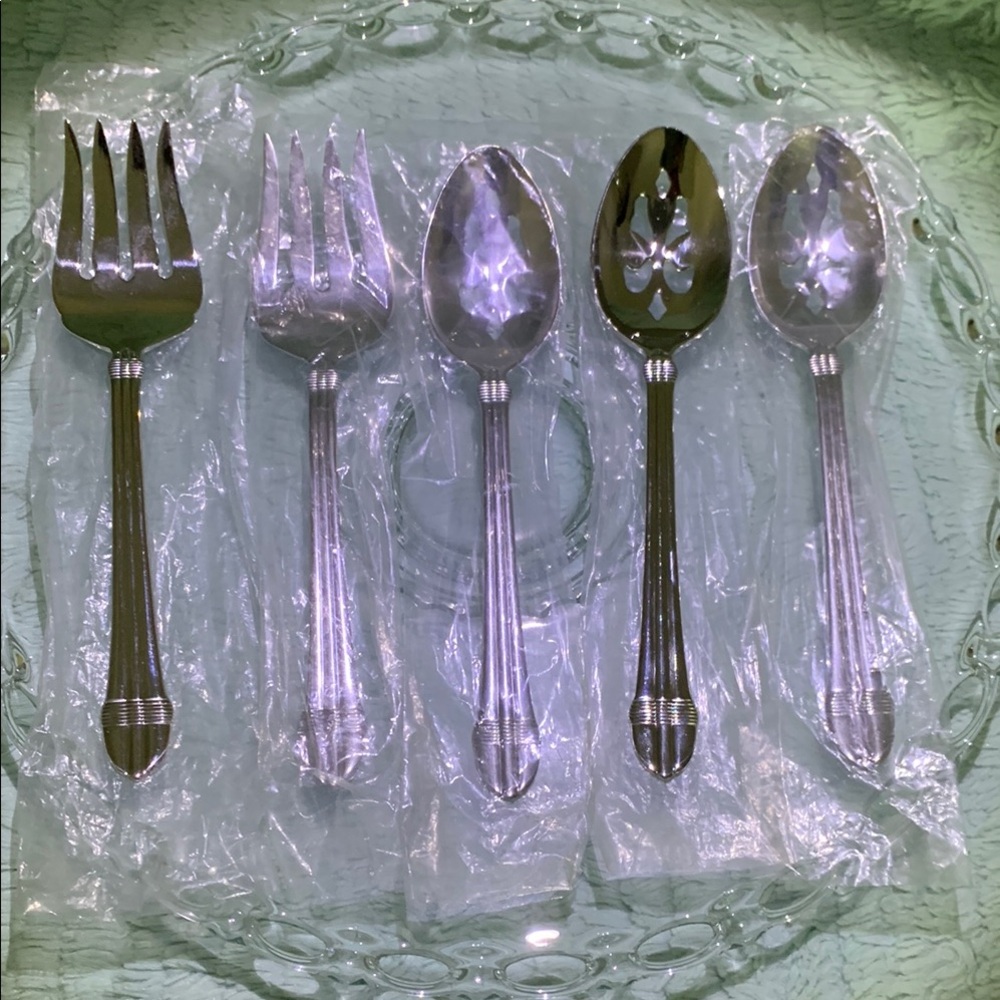 RSVP Stainless 18/10 Set of 5 Serving Utensils